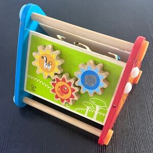 Hape Early Explorer Take Along Activity Toy Box 5 Sided Puzzle Toy
